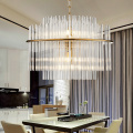 Modern luxury living room lights k9 crystal pendant chandelier